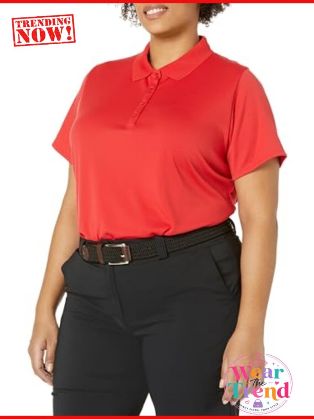 Women's Golf Polo Shirt Plus Size Moisture Wicking Swing Tech Short Sleeve